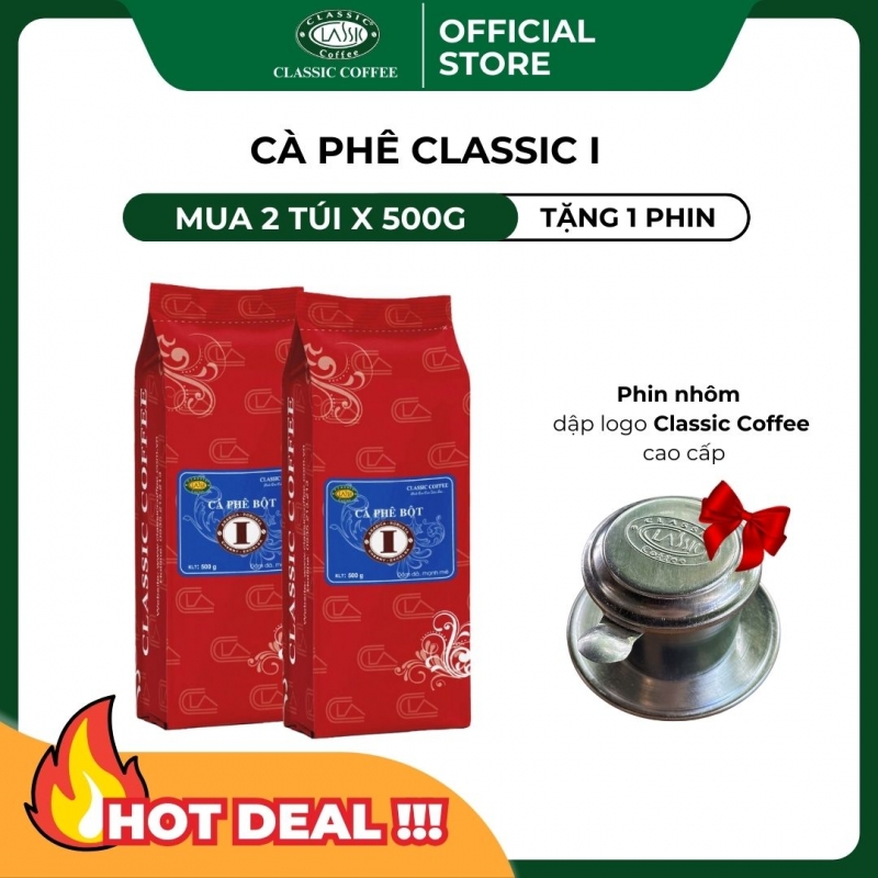 Cà phê bột pha phin Robusta vị béo đặc trưng